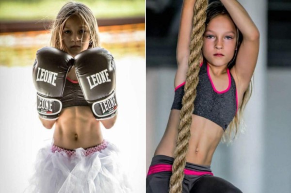 Milla Star, la 'niña maravilla' que compite con los Marines