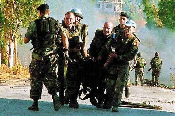 Llegaron restos de seis soldados del ejército español muertos en Líbano