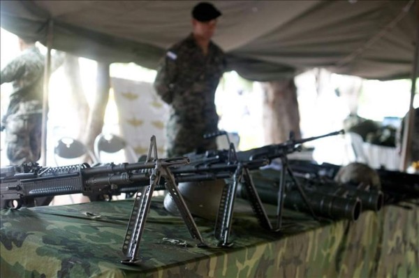 Honduras destruye 12,000 armas y municiones incautadas al crimen