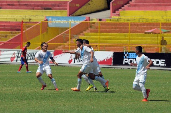 Sub 20 de Honduras vence al primer tiempo 1-0 a Guatemala
