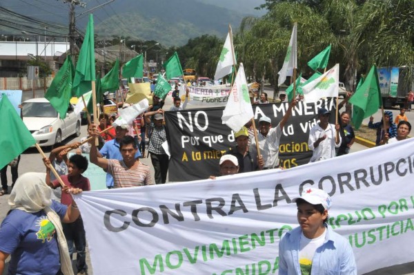 Protestan contra concesión de zonas mineras del país