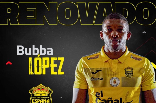 Real España renueva a Luis 'Buba' López