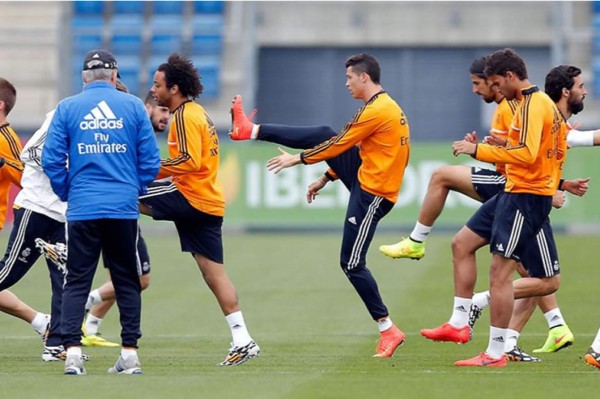 Cristiano muestra mejoría en último entrenamiento del Real Madrid