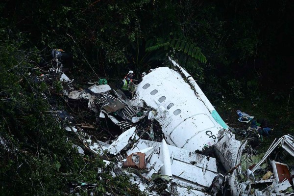 Varios invitados del Chapecoense renunciaron a viajar en último momento