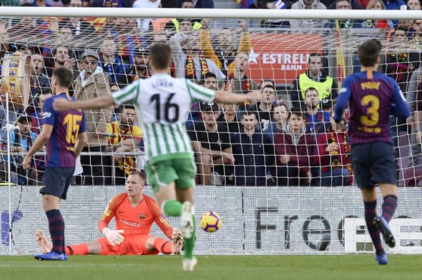 ¡Batacazo! Barcelona cae en el Camp Nou frente al Real Betis