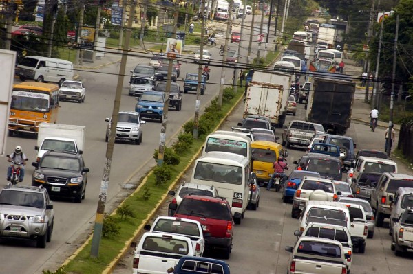 En San Pedro Sula hay un vehículo por cada 4 habitantes
