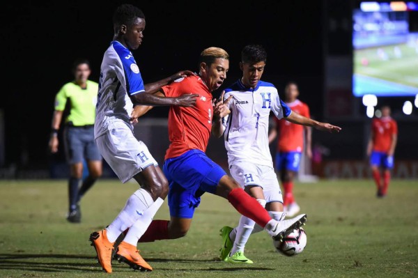 Sub-20 de Honduras logra empate con sabor a victoria ante Costa Rica