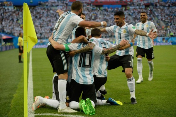 La Argentina de Messi vence a Nigeria y clasifica a octavos de final del Mundial de Rusia 2018