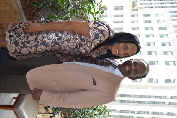 Carol Frazer y Nathaniel Haynesworth se juran amor en Nueva York