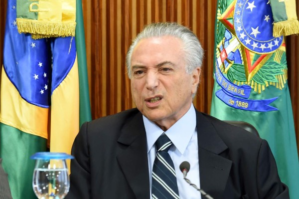 Presidente de Cámara de Brasil no ve a Temer en juicio político