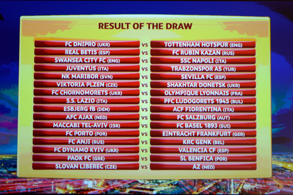 Suerte para los equipos españoles en la Europa League