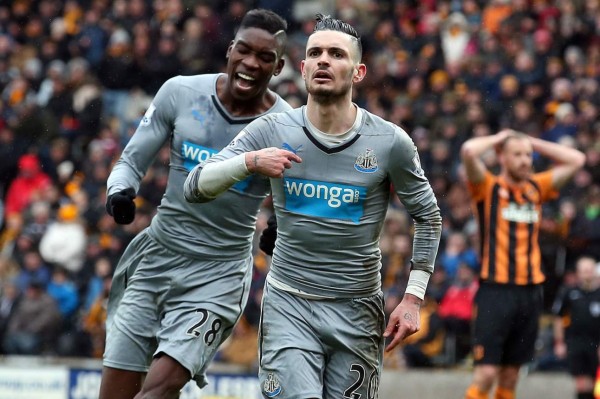 El Hull City, sin Maynor Figueroa, es goleado por el Newcastle