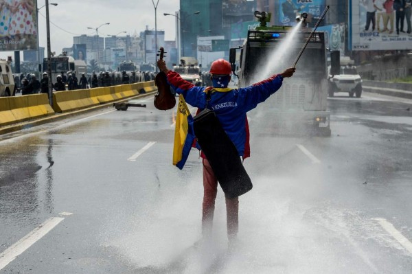 Íconos de las protestas opositoras en Venezuela