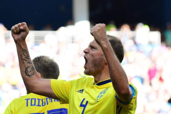 Suecia vence a Corea del Sur y comparte liderato con México