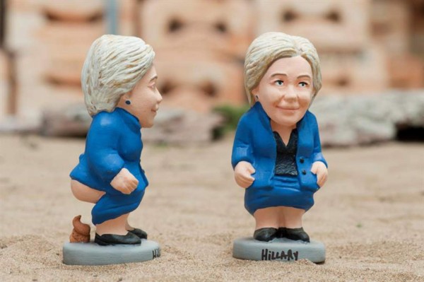 El tradicional 'caganer' catalán con cara de Trump arrasa en Navidad&nbsp;&nbsp;