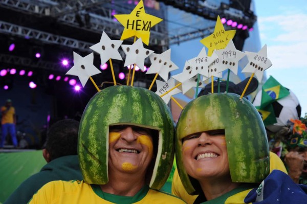 Fotos: Así vivieron la inauguración del Mundial Brasil 2014