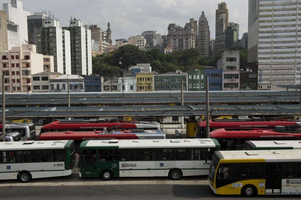 Trastornos en tráfico de Sao Paulo tras huelga de autobuses