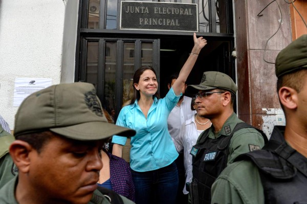 Rechazan incripción de María Corina para legislativas venezolanas