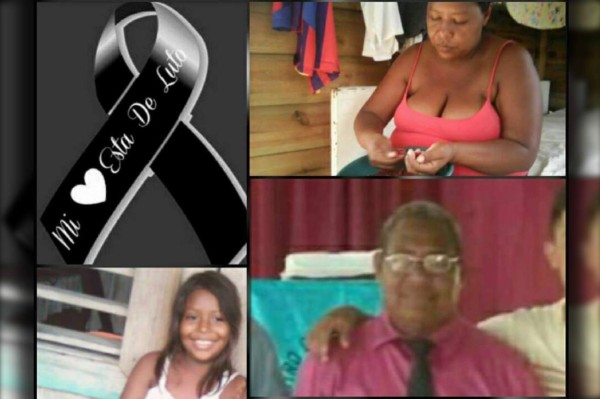 Trabajadores matan a pastor, su hija y tres nietos en Gracias a Dios