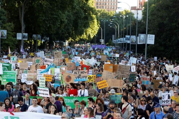 Arranca en Madrid la manifestación por el clima