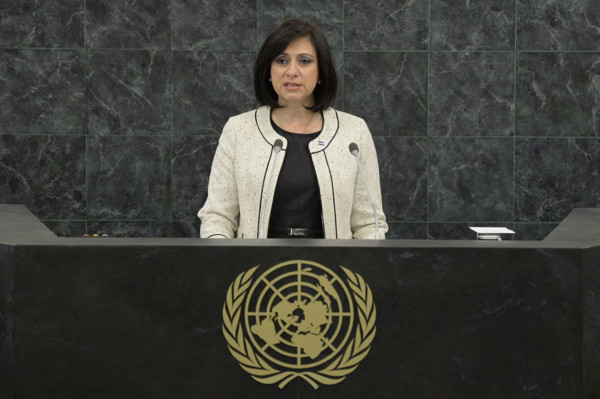 Designada presidencial expone en la ONU logros de Honduras