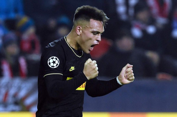 Inter gana al Slavia con doblete de Lautaro Martínez y sueña con los octavos de final de la Champions League