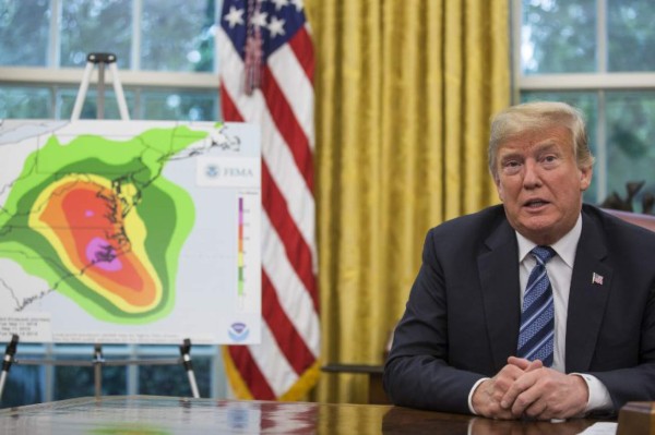 La tremenda preocupación de Trump por el huracán Florence