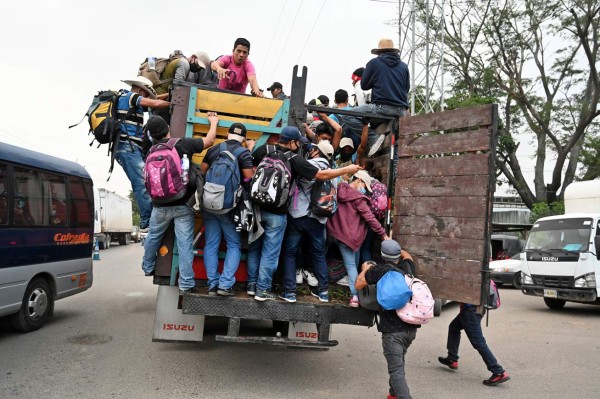 La gran mayoría de migrantes hondureños de la última caravana fueron deportados desde Guatemala.