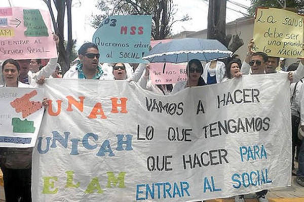 Estudiantes de Medicina se sumarán a la marcha del Primero de Mayo