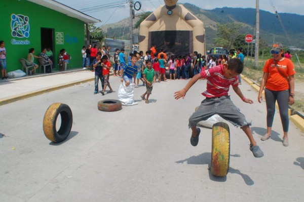 Realizan programa Calles Felices en sector Chamelecón