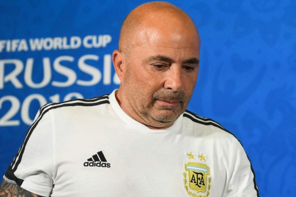 ¿Se va? La reacción de Sampaoli tras la eliminación de Argentina