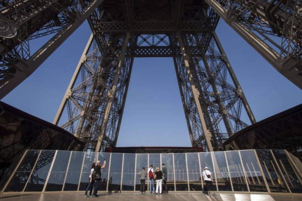 La sensación, a 57 metros de altitud, es impresionante.