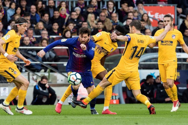 ¡Otro más! El golazo de Messi frente al Atlético de Madrid