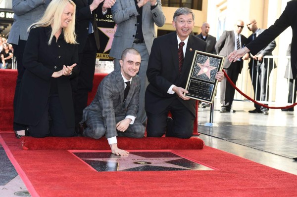 Radcliffe tiene estrella en el Paseo de la fama