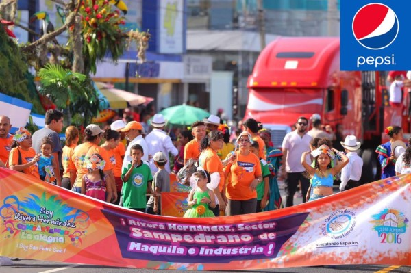 Fotos del ambiente en la feria juniana de San Pedro Sula