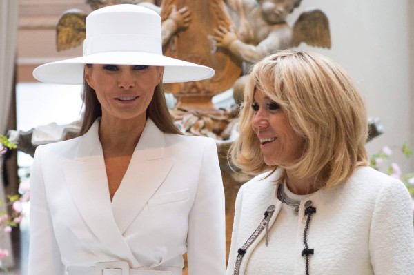 Escapada cultural para Brigitte Macron y Melania Trump en Washington  