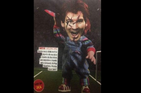 Lionel Messi, el 'Chucky' para los brasieños