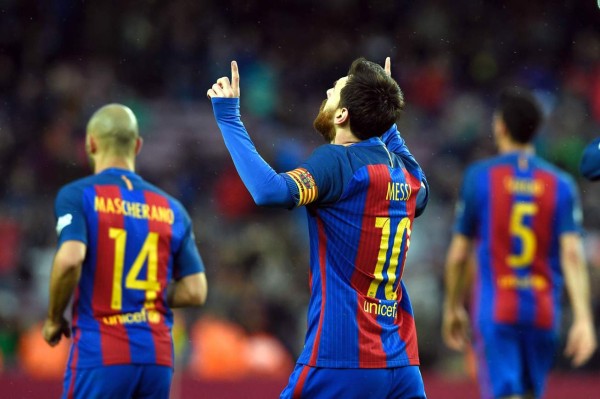 Messi deja prácticamente sentenciado el Pichichi de la Liga Española a falta de cuatro jornadas