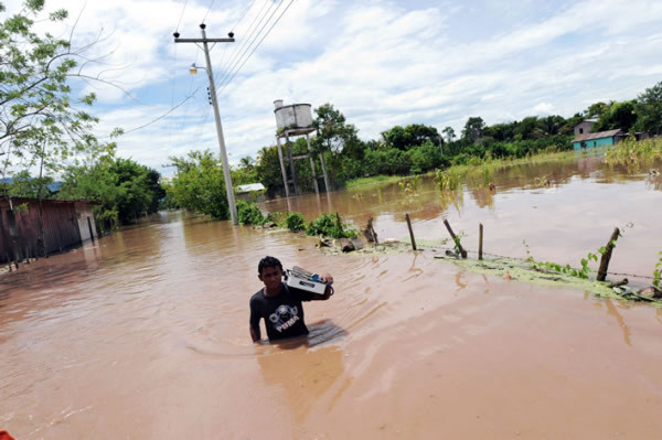 Honduras: El Progreso afectado por inundaciones