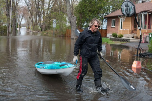 Lluvias provocan graves inundaciones en Canadá