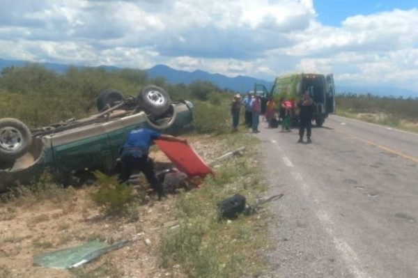 Muere niña migrante en un accidente de camioneta en México