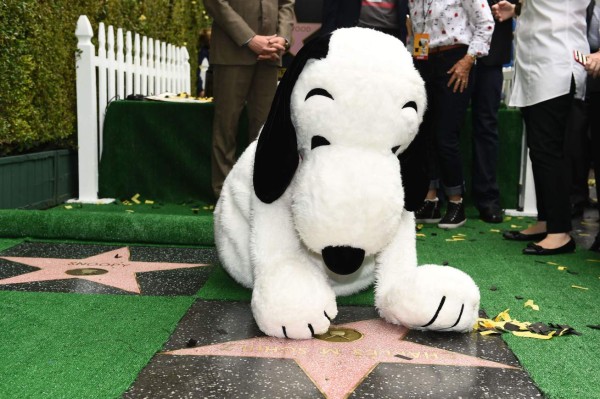 Snoopy ya tiene su estrella en Hollywood