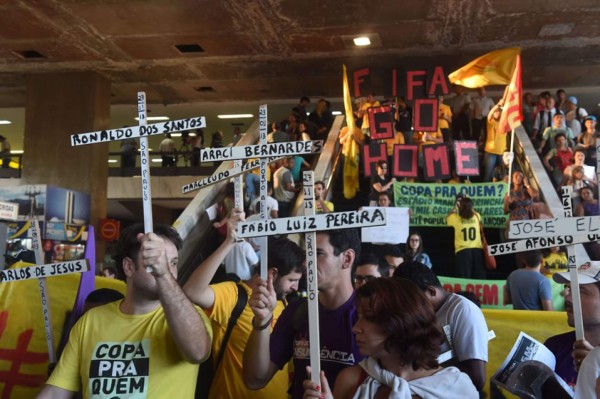 Brasil vive una jornada de protestas masivas contra el Mundial