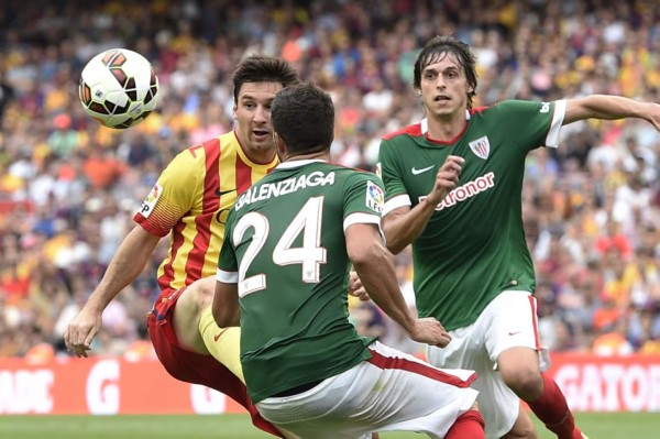 Neymar y Messi salvan al líder Barcelona contra el Athletic de Bilbao