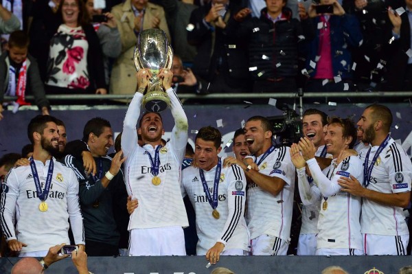 Real Madrid ganó 2-0 al Sevilla y es campeón de la Supercopa de Europa