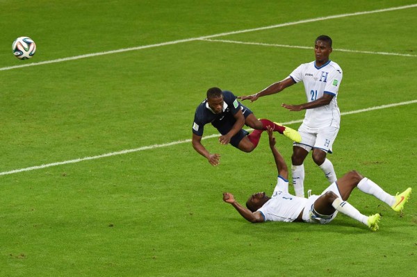 Las mejores fotografías del partido Honduras-Francia