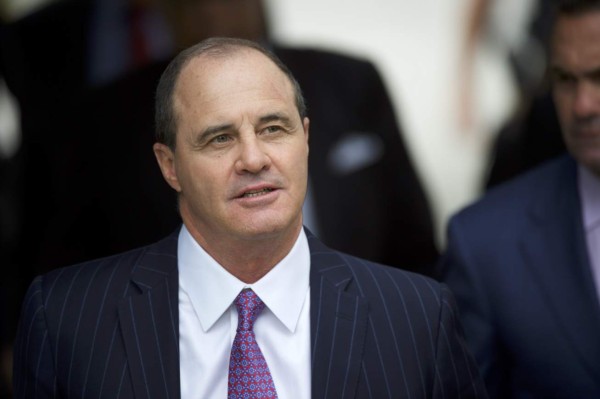 NORRISTOWN, PA - JUNE 5: Brian McMonagle, an attorney for Bill Cosby, arrives at the Montgomery County Courthouse before the opening of the sexual assault trail June 5, 2017 in Norristown, Pennsylvania. A former Temple University employee alleges that the entertainer drugged and molested her in 2004 at his home in suburban Philadelphia. More than 40 women have accused the 79 year old entertainer of sexual assault. Mark Makela/Getty Images/AFP== FOR NEWSPAPERS, INTERNET, TELCOS & TELEVISION USE ONLY ==