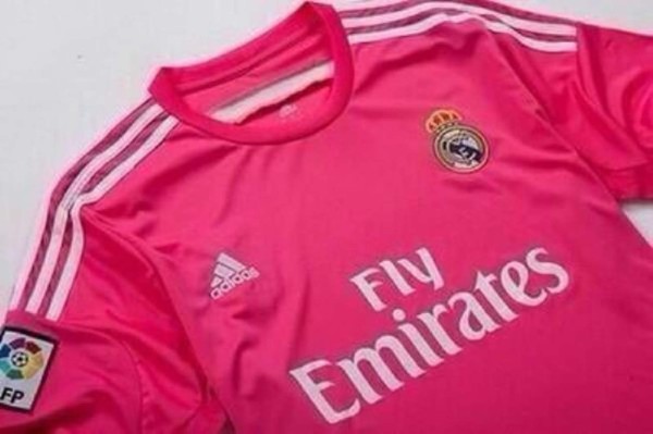 Real Madrid usará camiseta rosa la próxima temporada