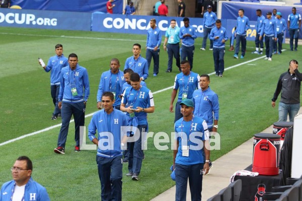 Honduras reconoció la Arena Red Bulls y queda lista para la batalla