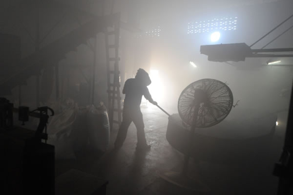 Niños cortan café en montañas de Honduras